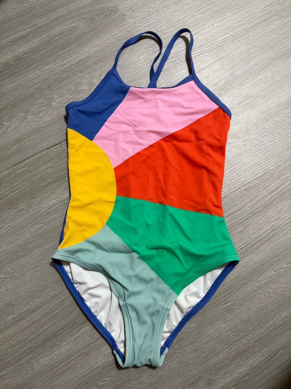 Kids Colorblock One-Piece Swimsuit - Multicolor